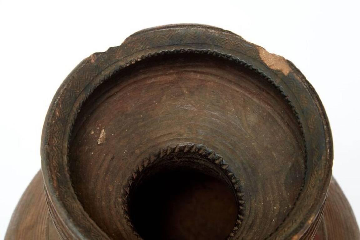 Early 20th Century African Clay Beer Pot 4