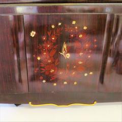 French Art Deco Bed in Rosewood attributed  to Jules Leleu