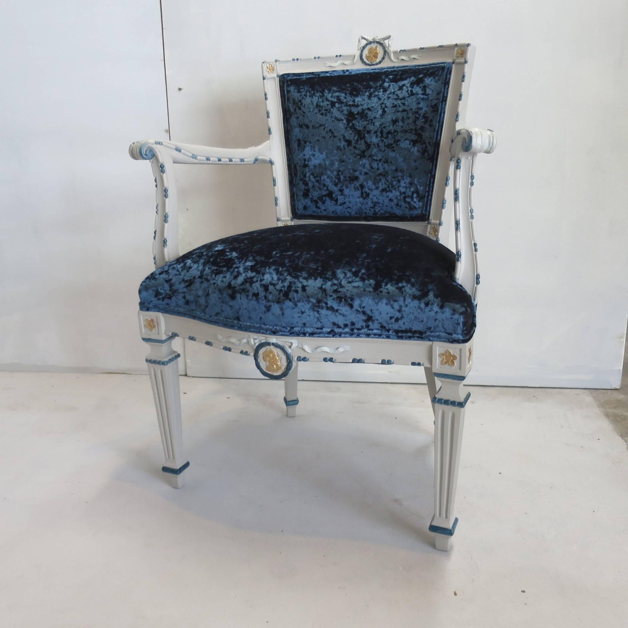 Pair of Italian Armchairs, 19th Century For Sale 1