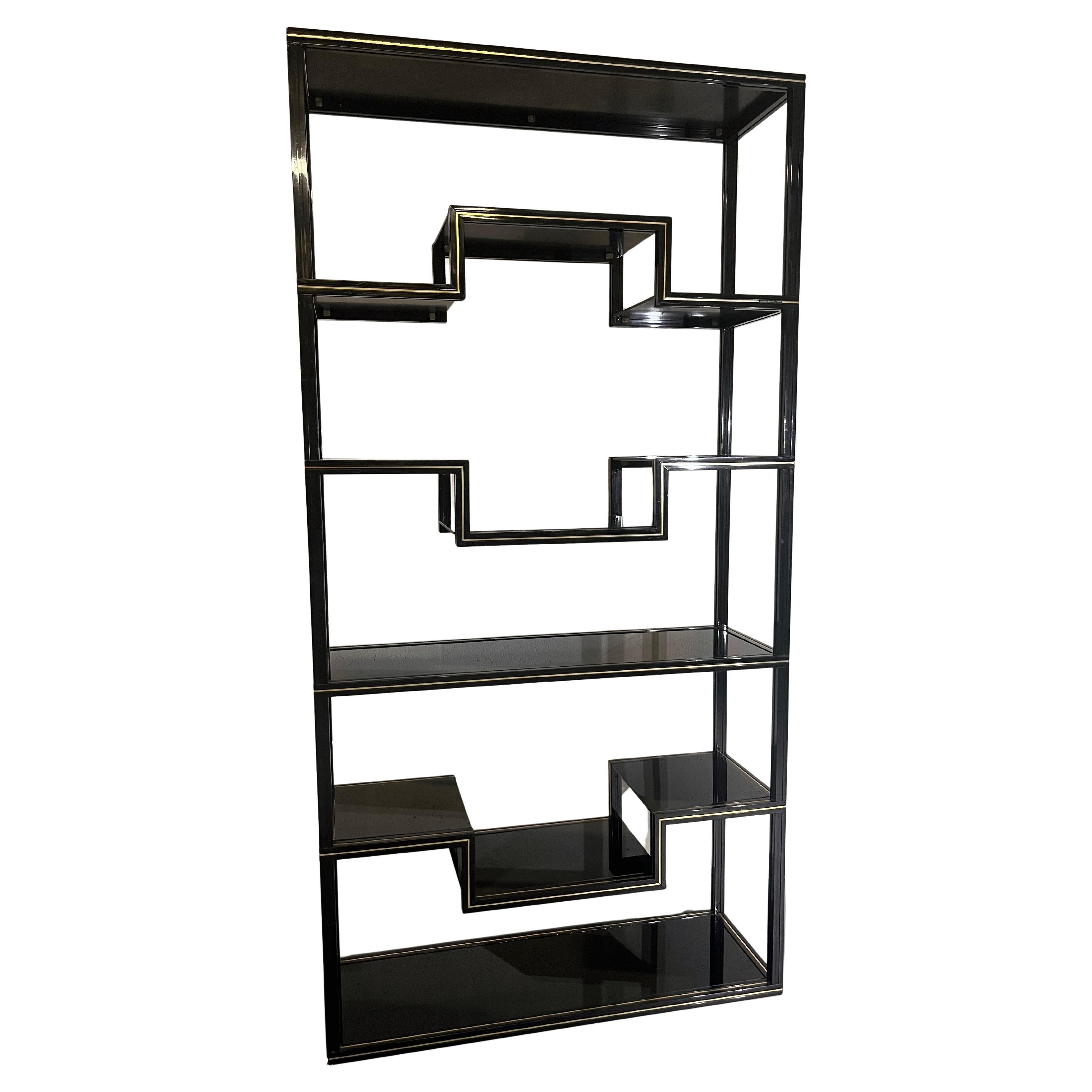 Lacquered Etagere Shelves by Pierre Vandel, 1970s