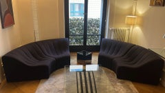 Kwok Hoï CHAN Für STEINER Lounge Chairs Modell CHROMATIC Tief nachtblau