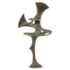 Abstract Midcentury Bronze Sculpture by Jacques Duval, Brasseur