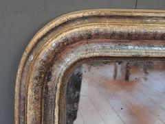 19th Century Silver Leaf Mirror