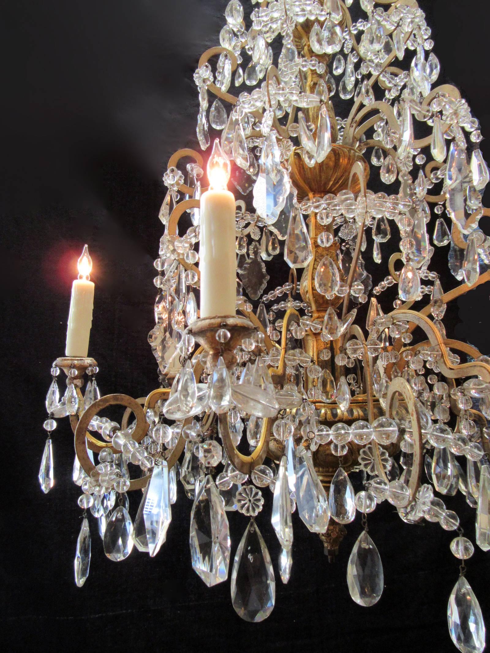 genoese crystal chandeliers