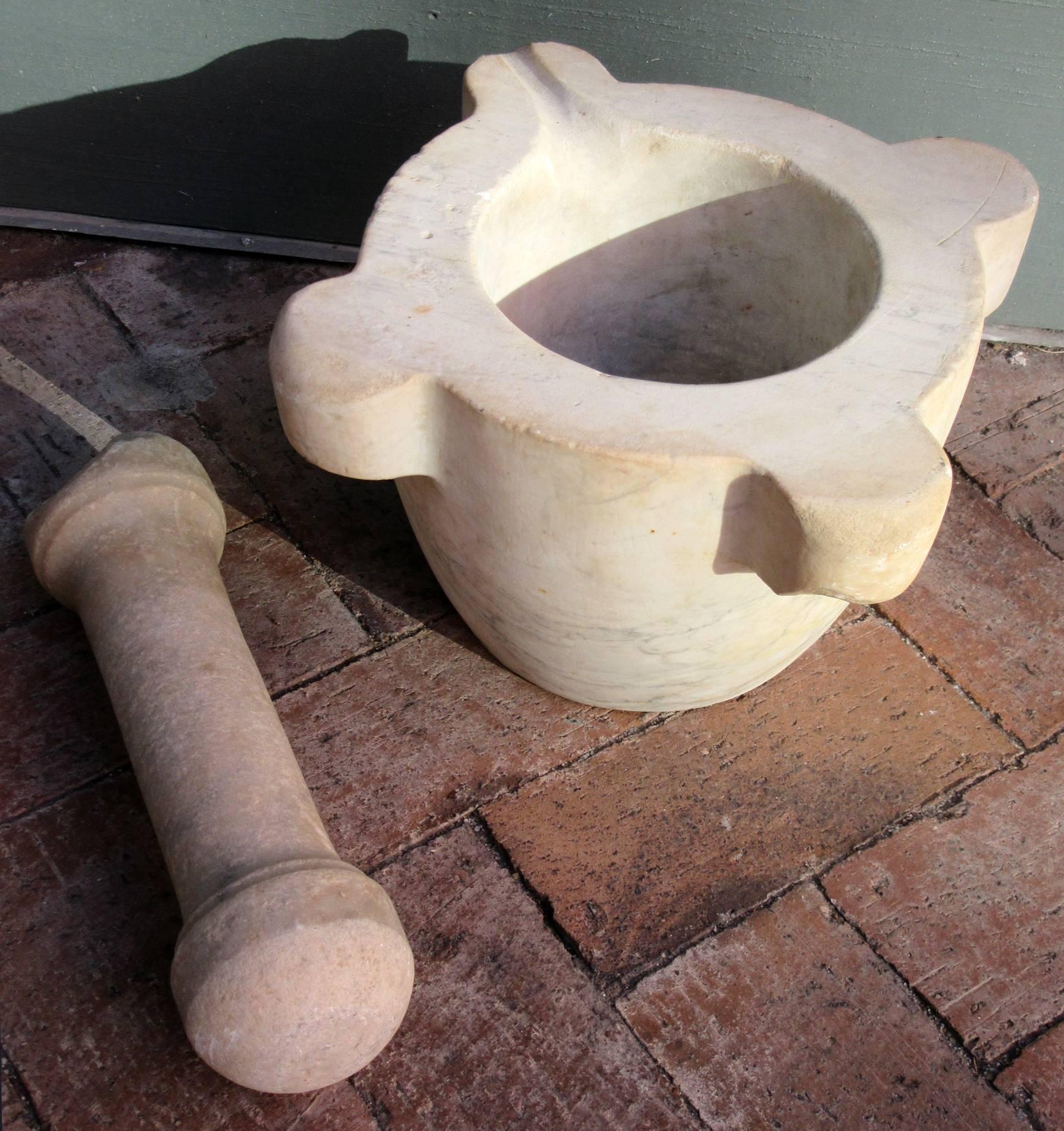 italian marble mortar and pestle
