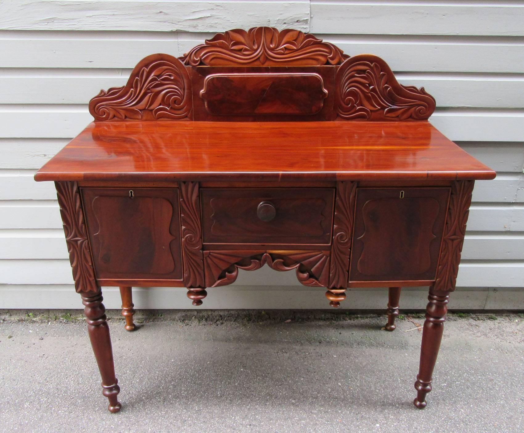 19th Century Barbados Regency Mahogany and Cedrela Cupping Table 2