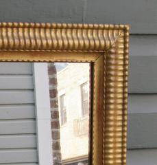 18th Century French Louis XVI Giltwood Pine Pier Mirror