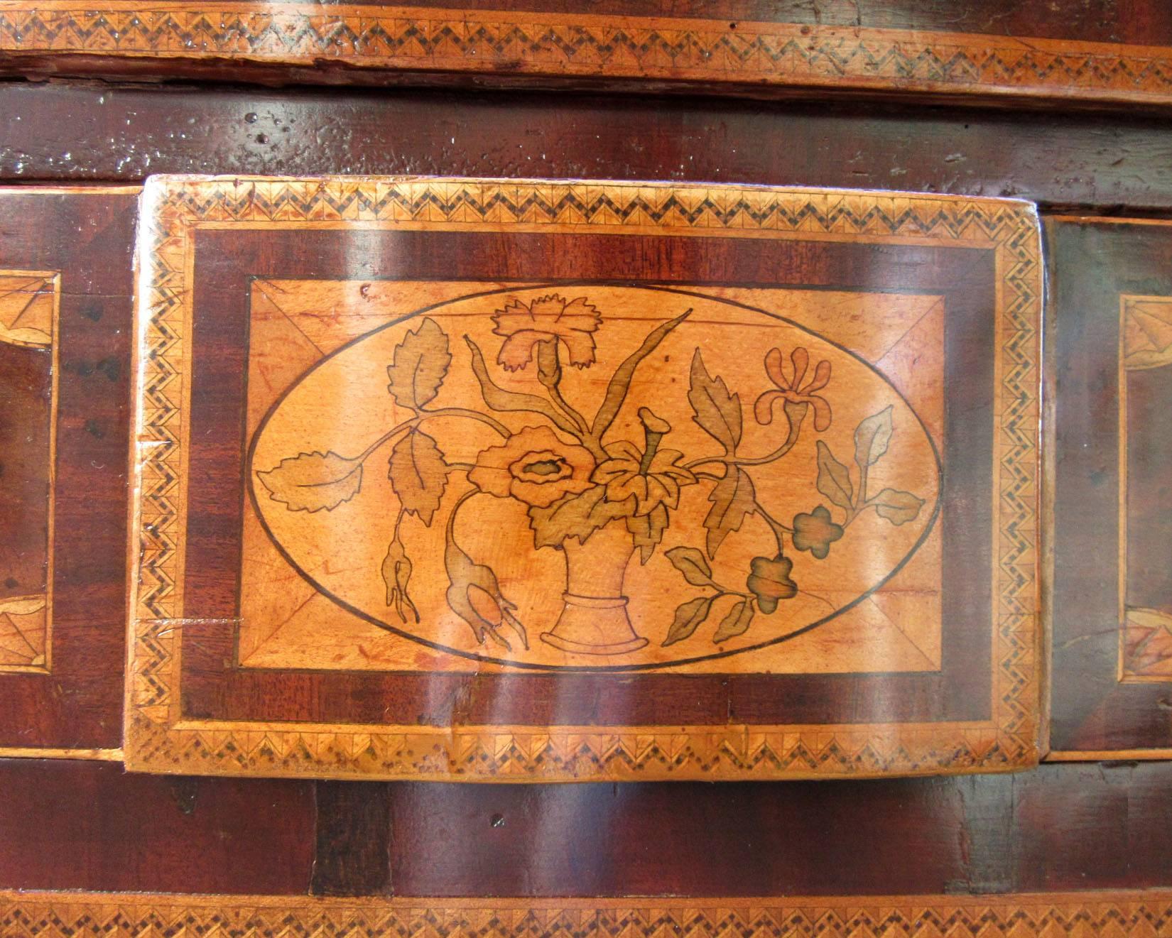 Inlay Late 18th Century English George III Hepplewhite Mahogany Sideboard