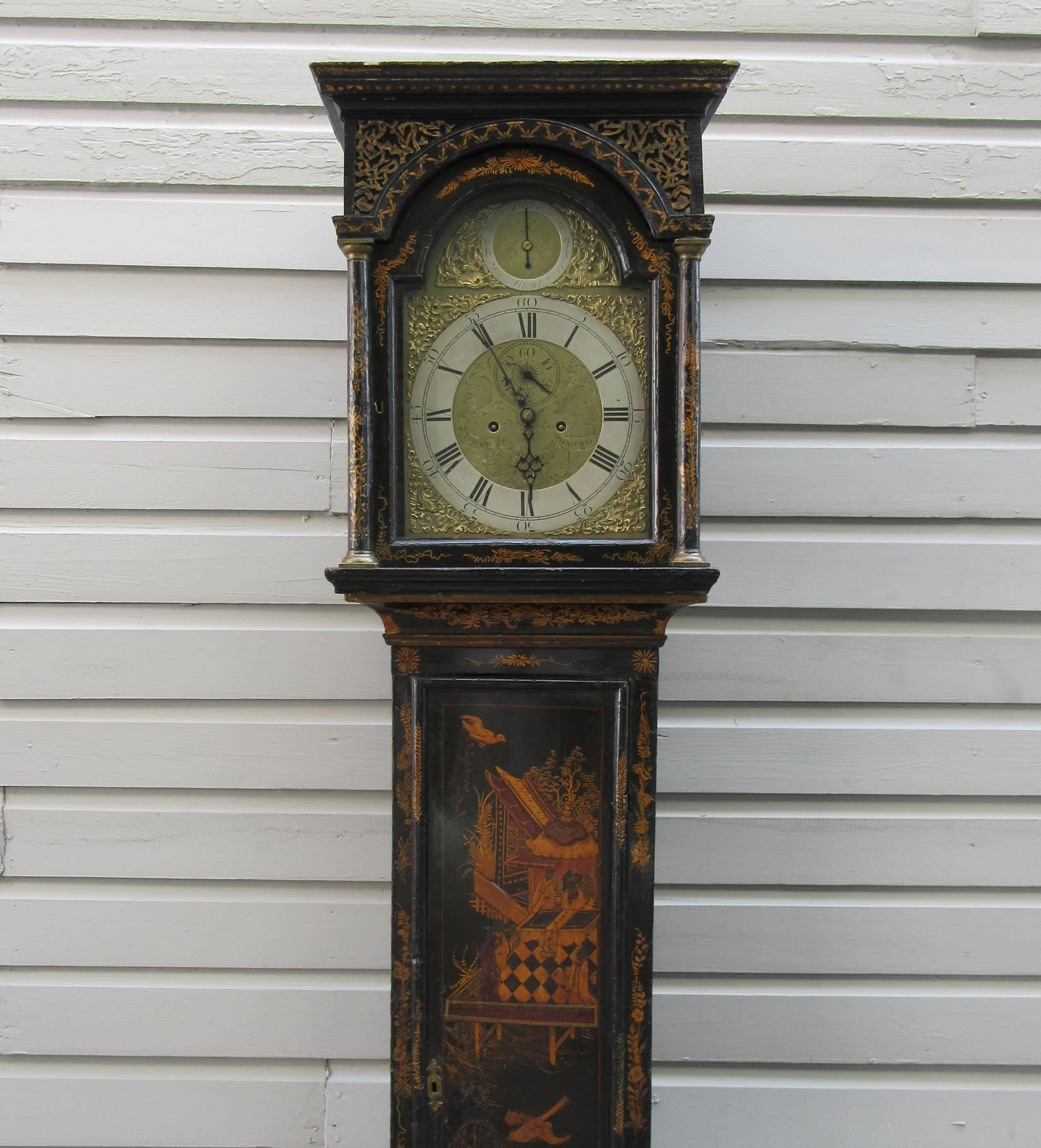 18th century tall case clock