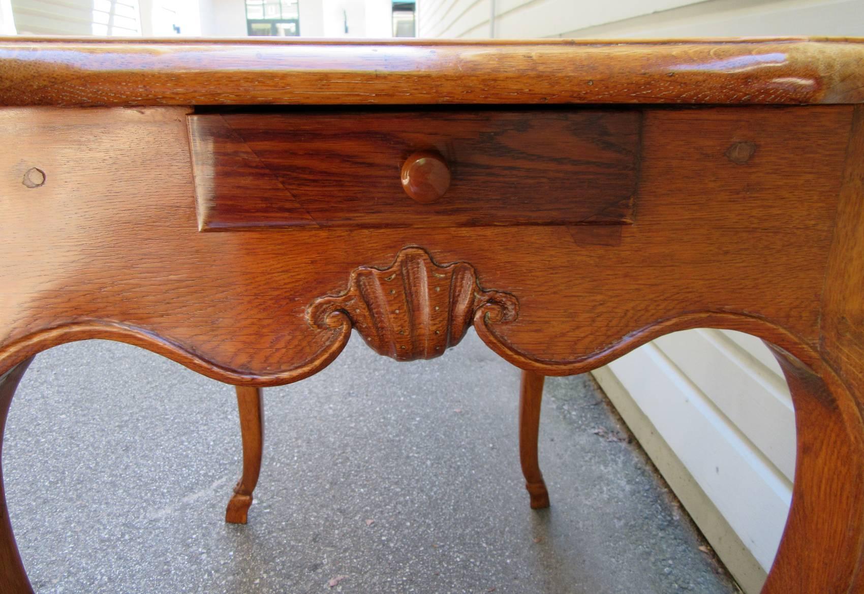 Late 18th Century, French Provincial Marquetry Table with Perfumery Label 2