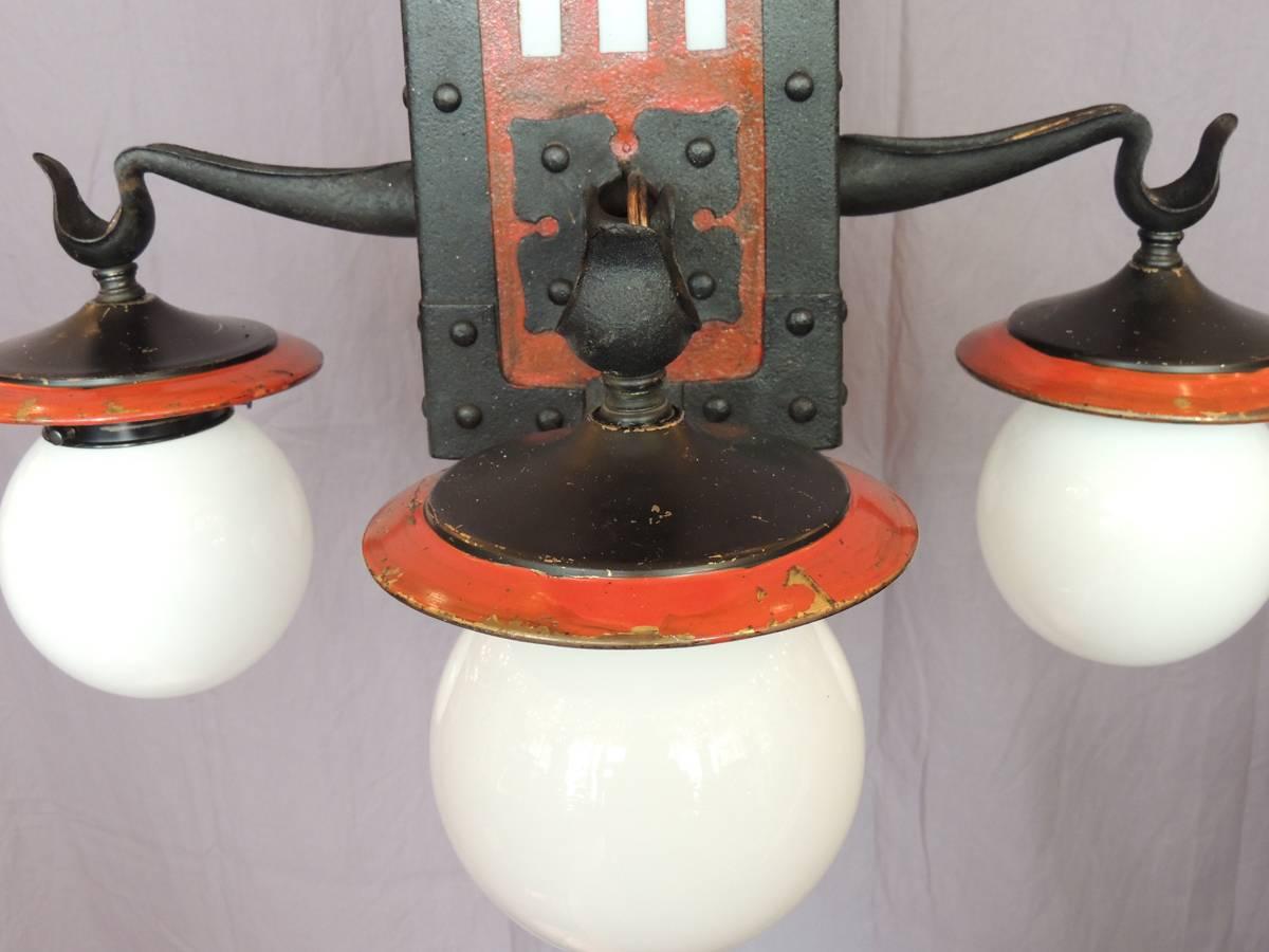 Monumental Pair of Early 20th Century French Chinoiserie Pagoda Lanterns 3