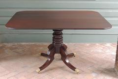19th Century Jamaican Regency Mahogany Tilt-Top Breakfast Table