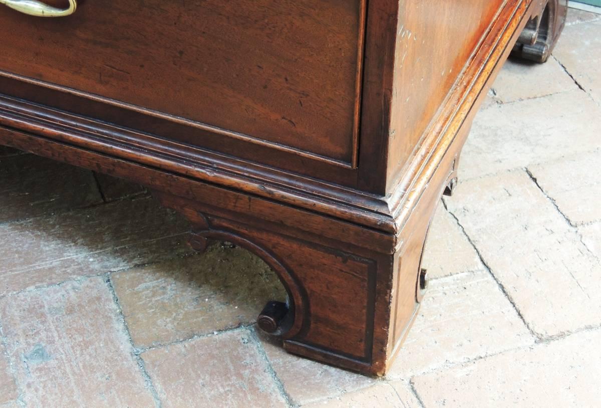 Mid 18th C English Mahogany Chippendale Secretary 5