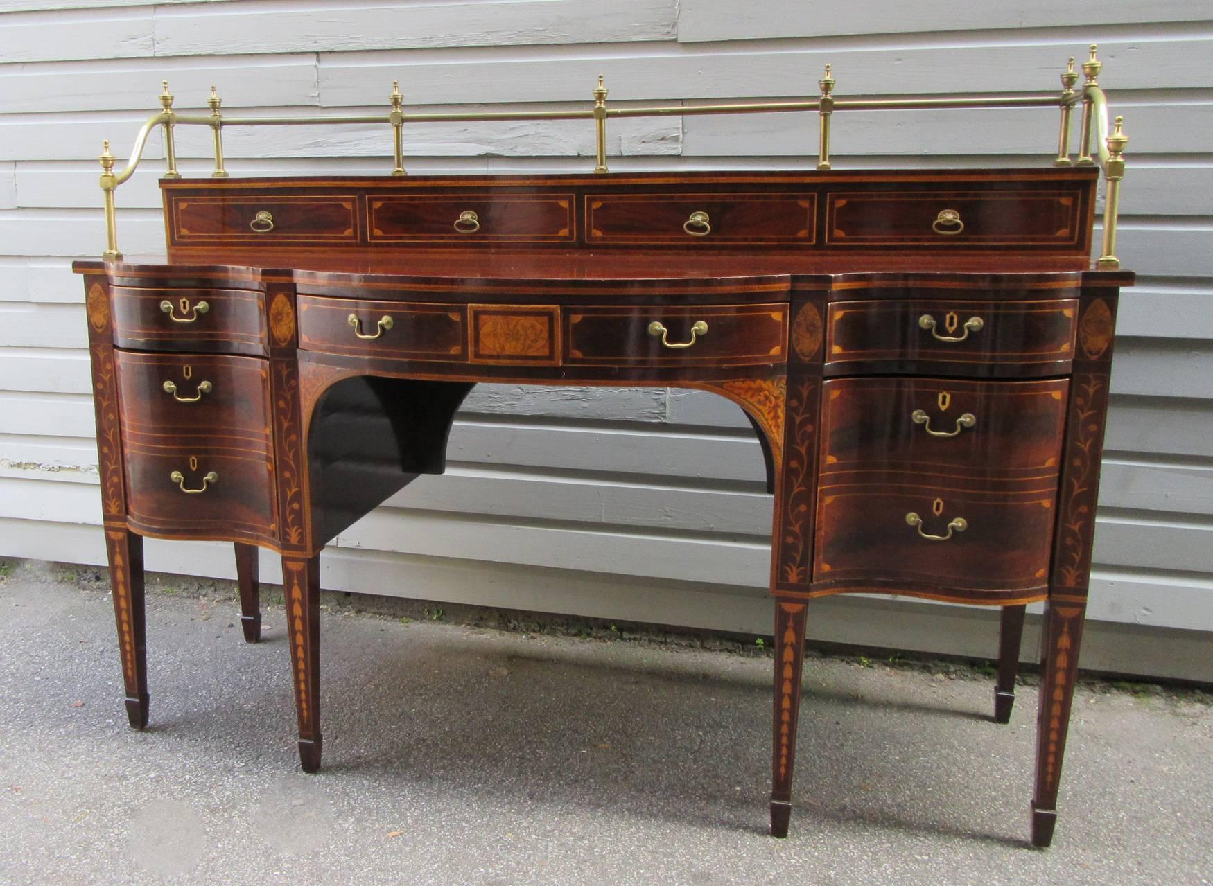 Late 18th Century English George III Hepplewhite Mahogany Sideboard 5