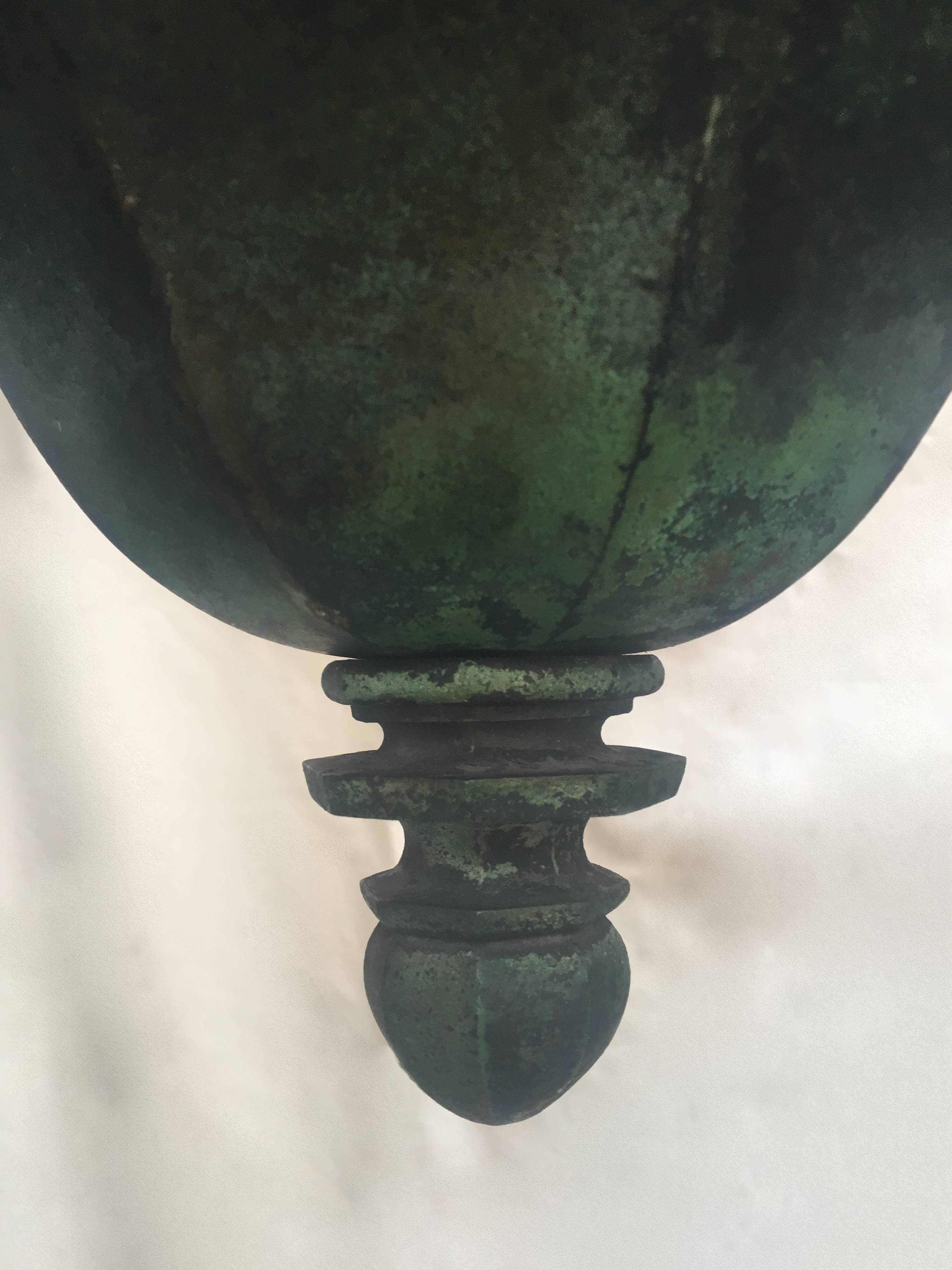 19th Century English Gothic Revival Bronze Lantern Chandelier 3