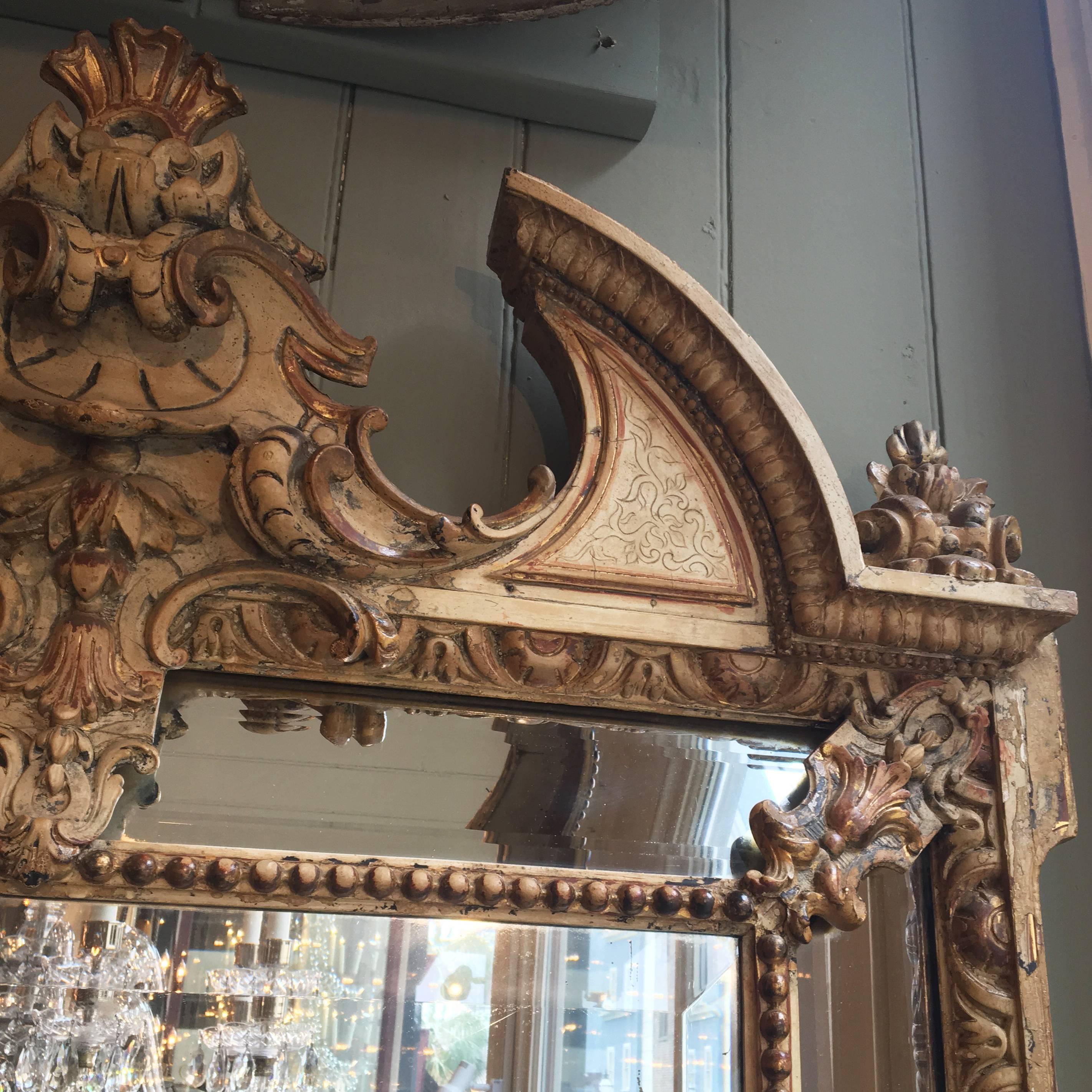 19th Century Italian Baroque Mirror 1