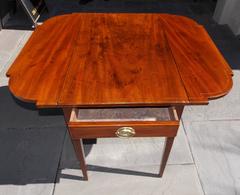 Charleston Mahogany Inlaid One-Drawer Pembroke, Charleston, SC, Circa 1810