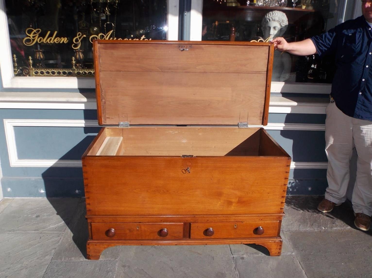 dovetailed blanket chest