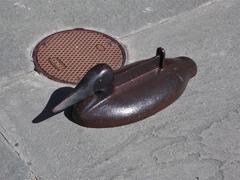 American Cast Iron Duck Boot Scraper, Circa 1900