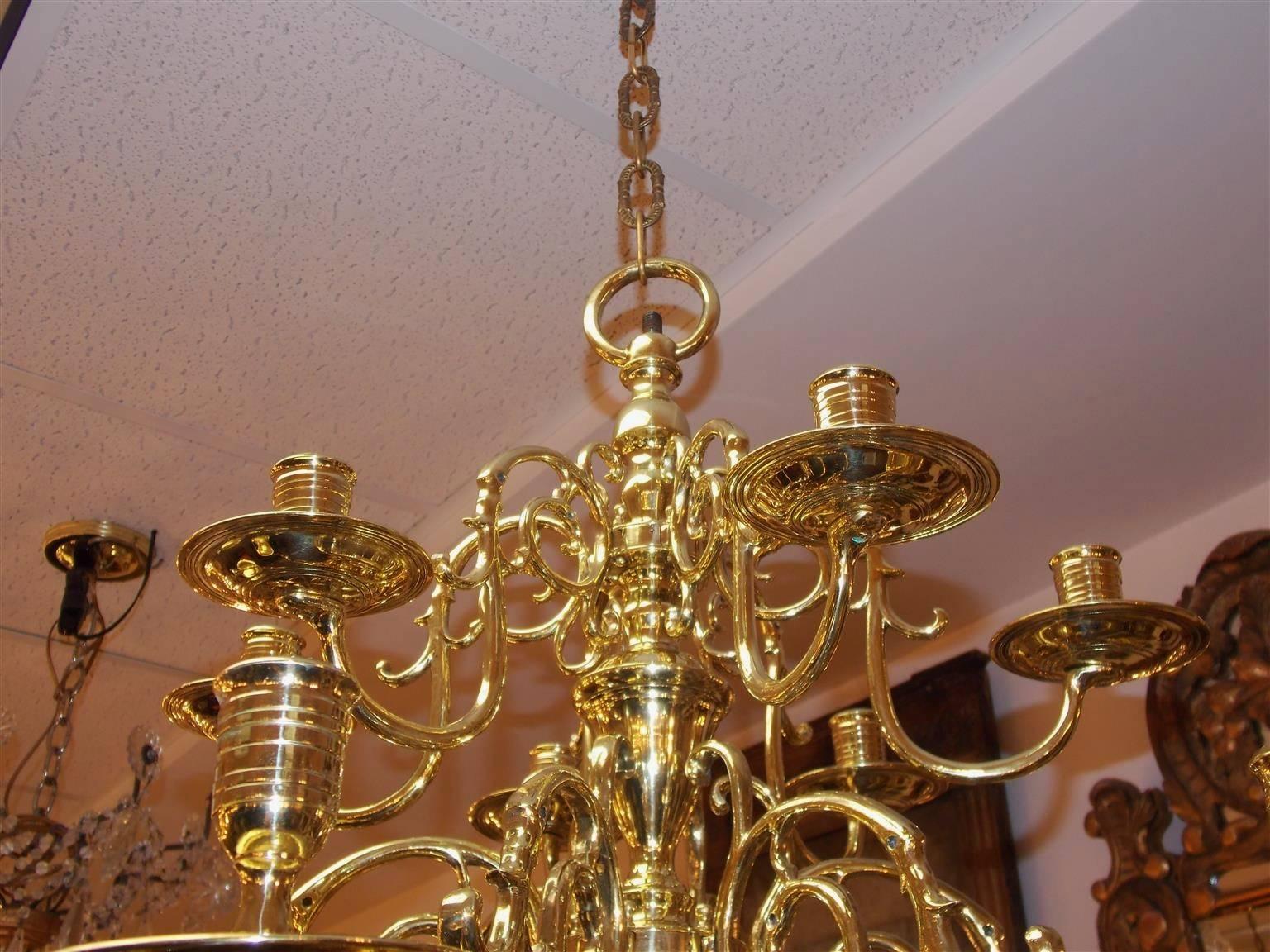 colonial brass chandelier