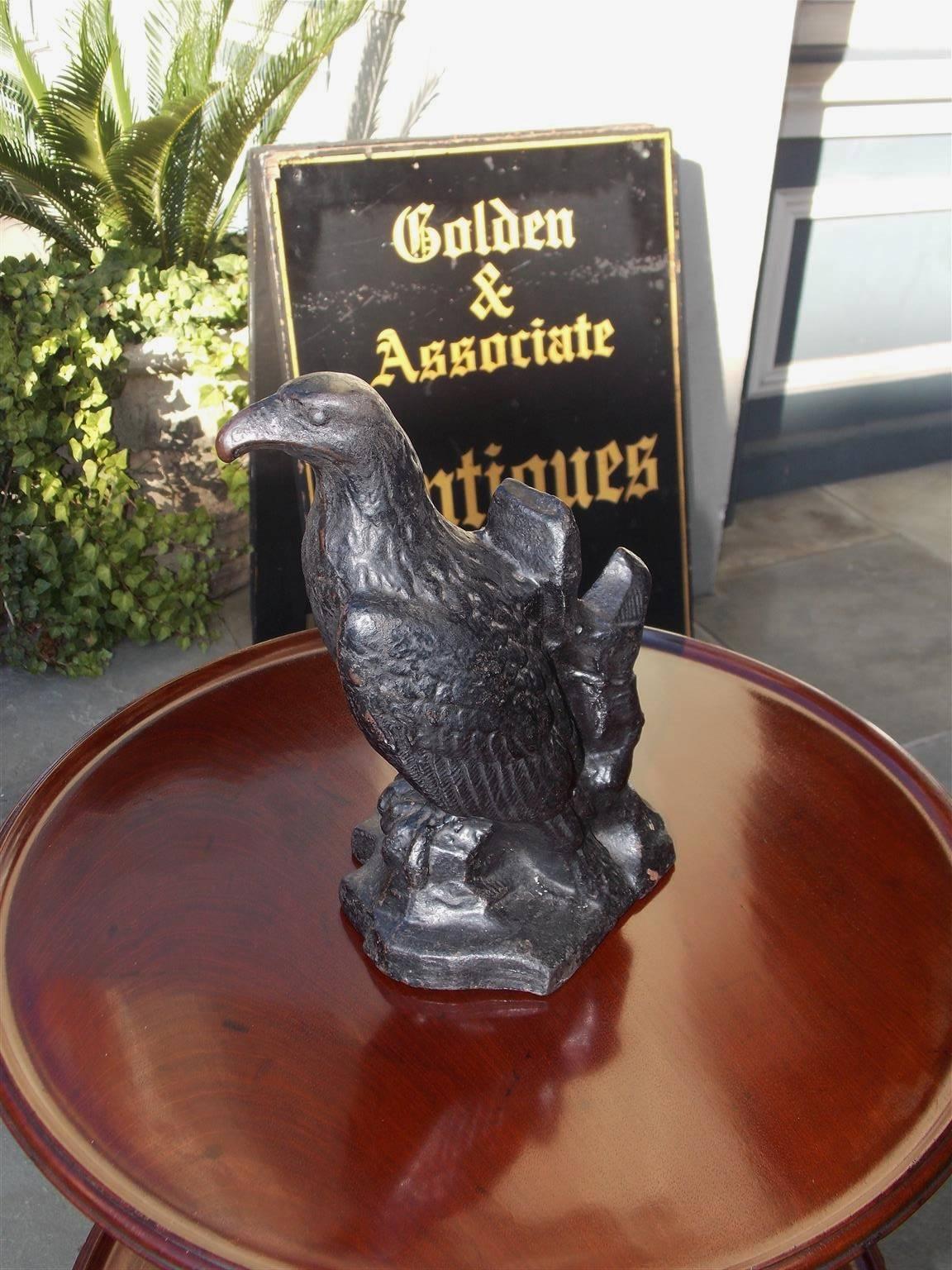 cast iron raven