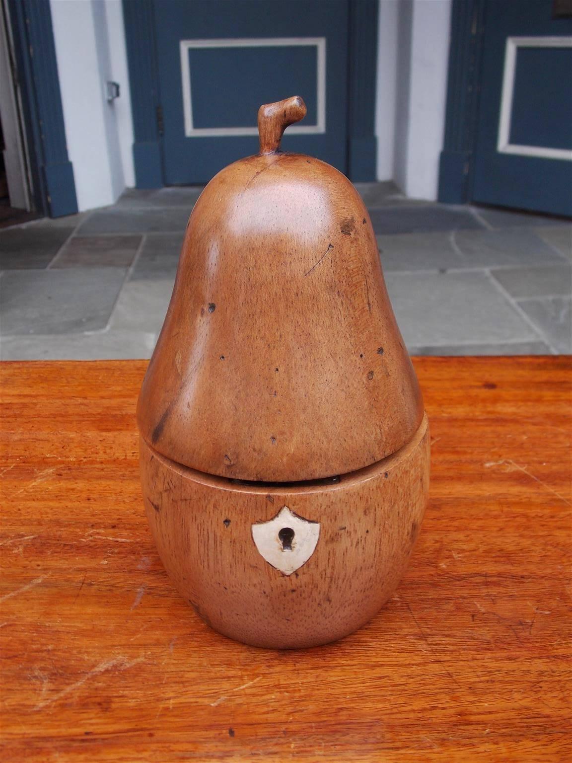 pear shaped tea caddy
