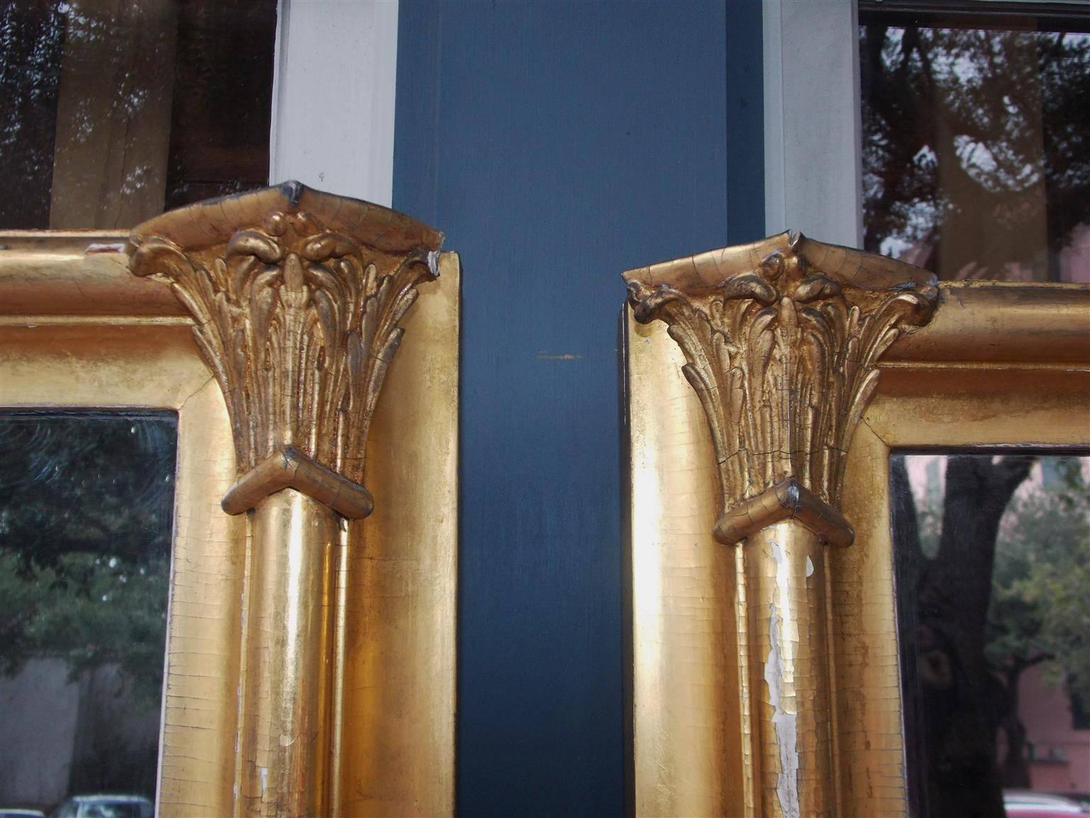 Pair of French Gilt Console Mirrors, Circa 1820 1