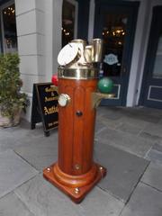 English Mahogany & Brass Ships Binnacle. Henry Browne & Son Ltd., Circa 1900