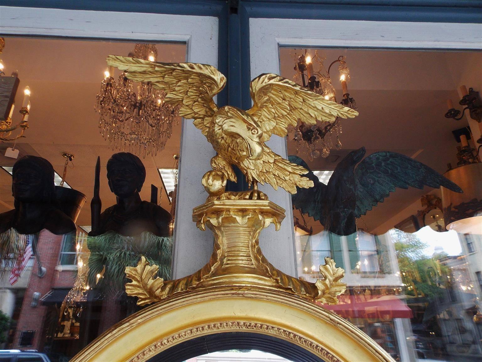 federal mirror with eagle