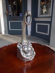 Scottish Brass and Nickel Silver Horse Hobble, Bide A Blink, Circa 1830