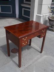 English Chippendale Mahogany Three-Drawer Lowboy, Circa 1770