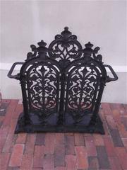 Scottish Cast Iron Decorative Umbrella Stand, Carron Company, Circa 1850