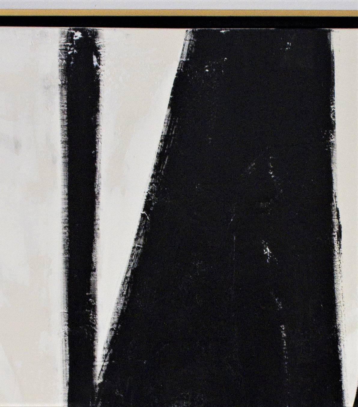 black and white paintings abstract