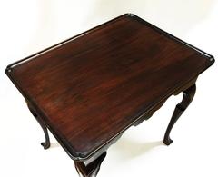 18th Century Irish George II Mahogany Silver/Tea Table