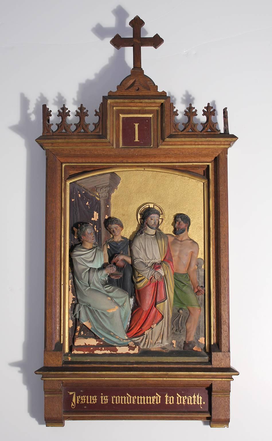station of the cross painting