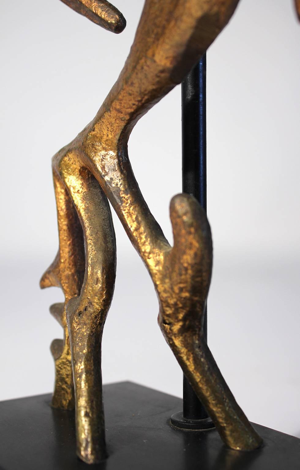 Frederick Weinberg Bronze Sagittarius Sculpture Lamp 2
