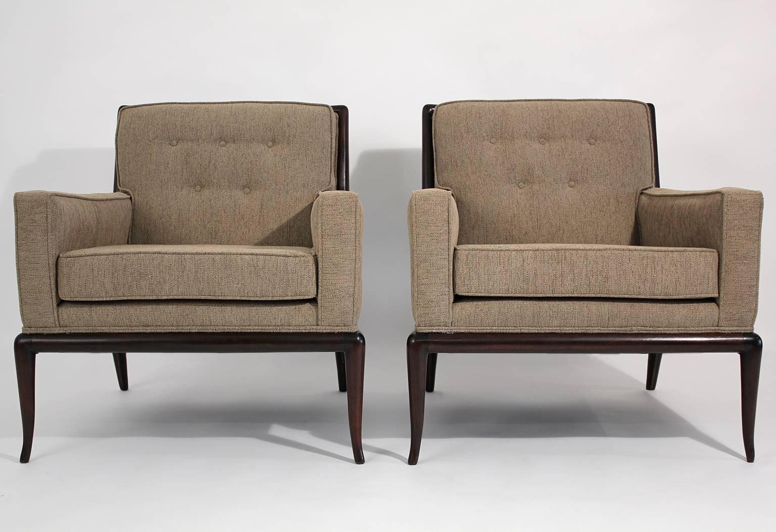 Mid-Century Modern T.H. Robsjohn-Gibbings Lounge Chairs
