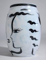 Ulrica Hydman-Vallien "Caramba" Kosta Boda Large Vase
