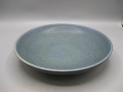 1960 Amy Donaldson San Diego California Studio Pottery Low Bowl Charger 10"