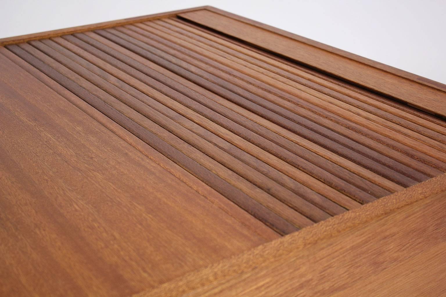 Brown Saltman Coffee Table by John Keal In Excellent Condition In San Diego, CA