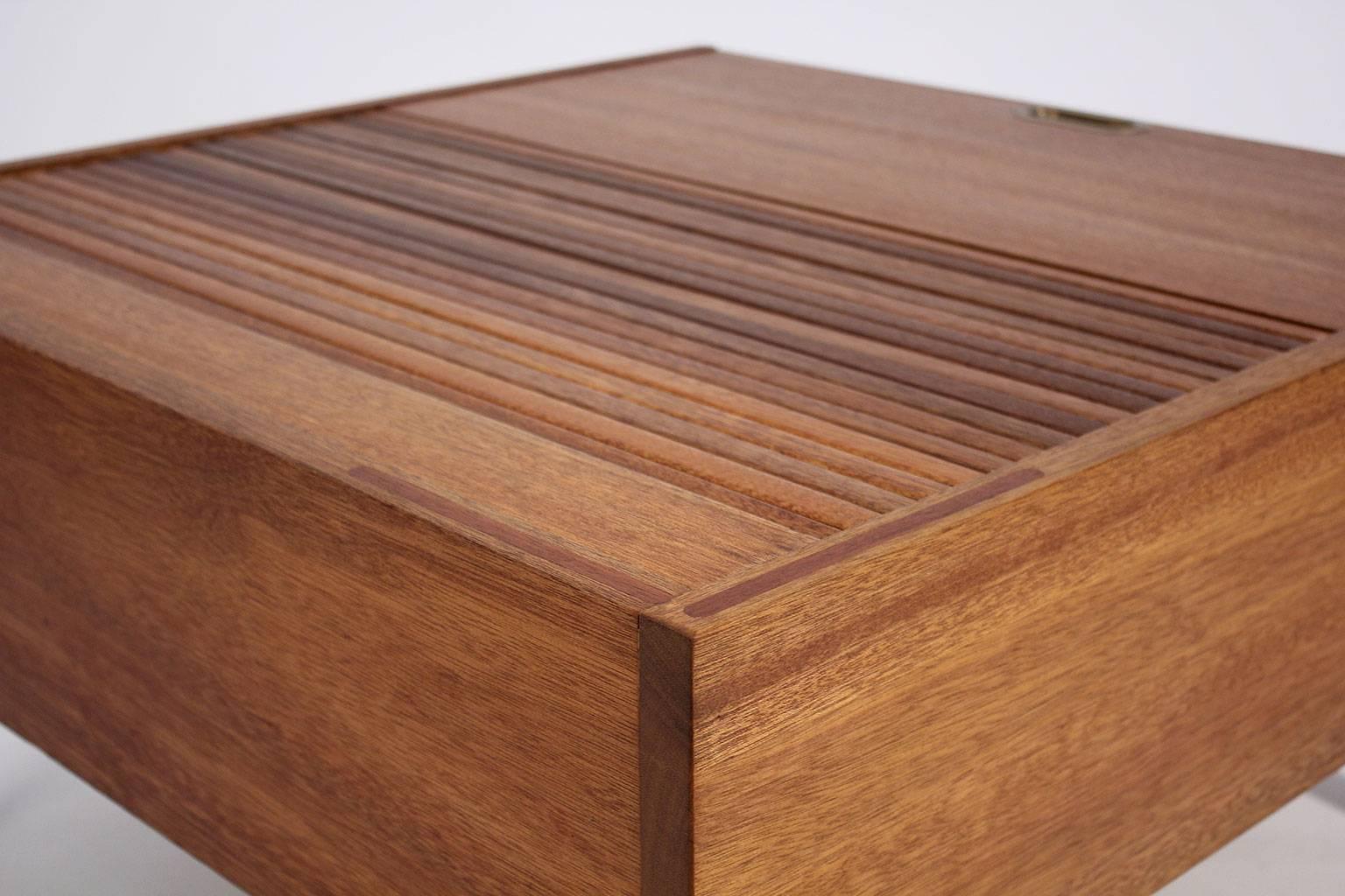 Mid-20th Century Brown Saltman Coffee Table by John Keal
