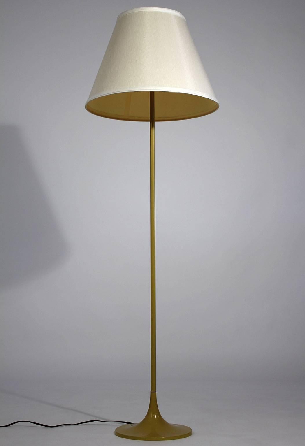 Mid-Century Modern Modernist Laurel Floor Lamp in Yellow