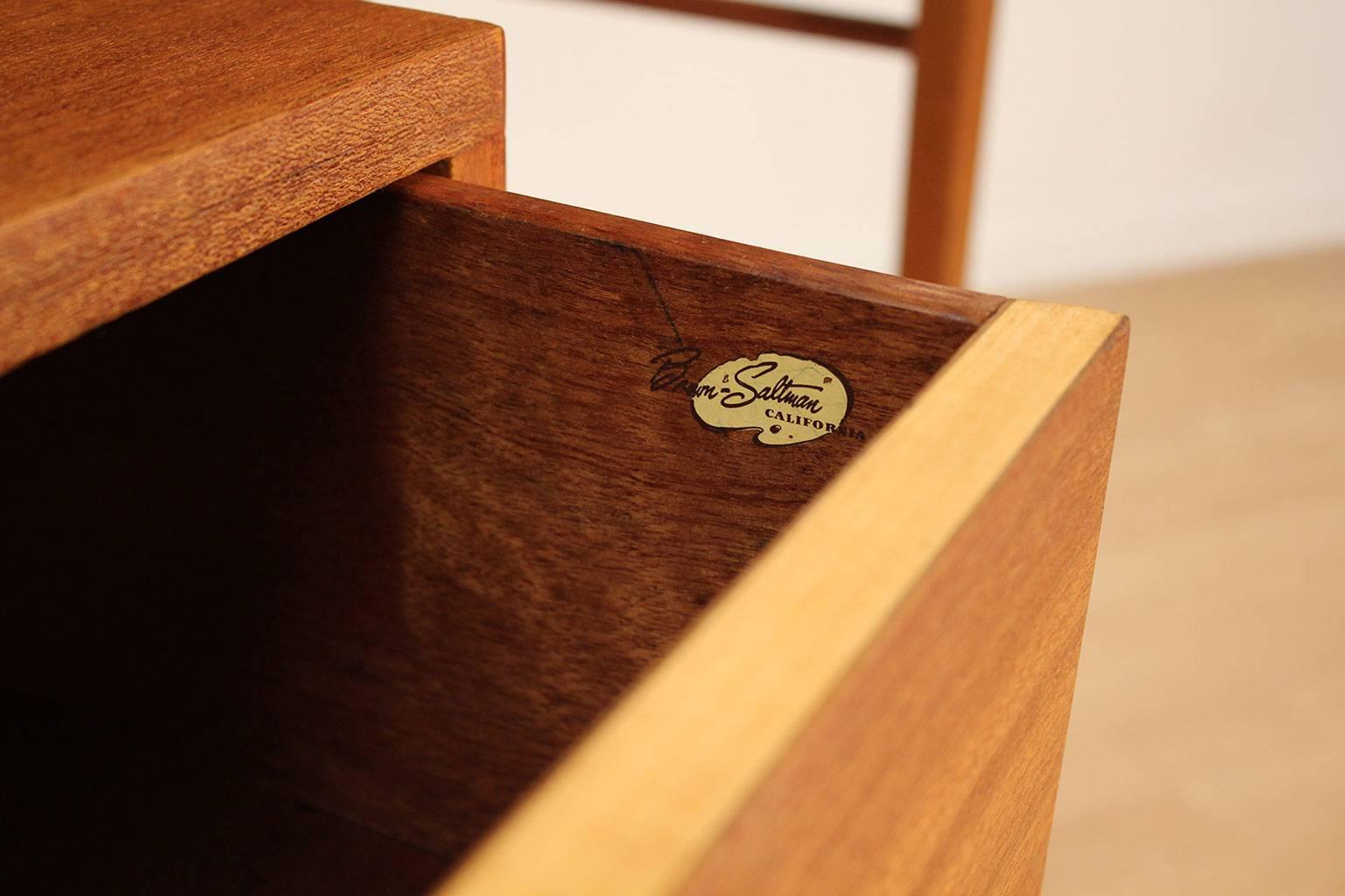 Brown Saltman Mahogany Desk by John Keal 5
