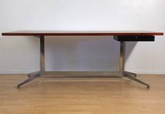 Ward Bennett Rosewood Executive Architectural Desk for Lehigh Furniture