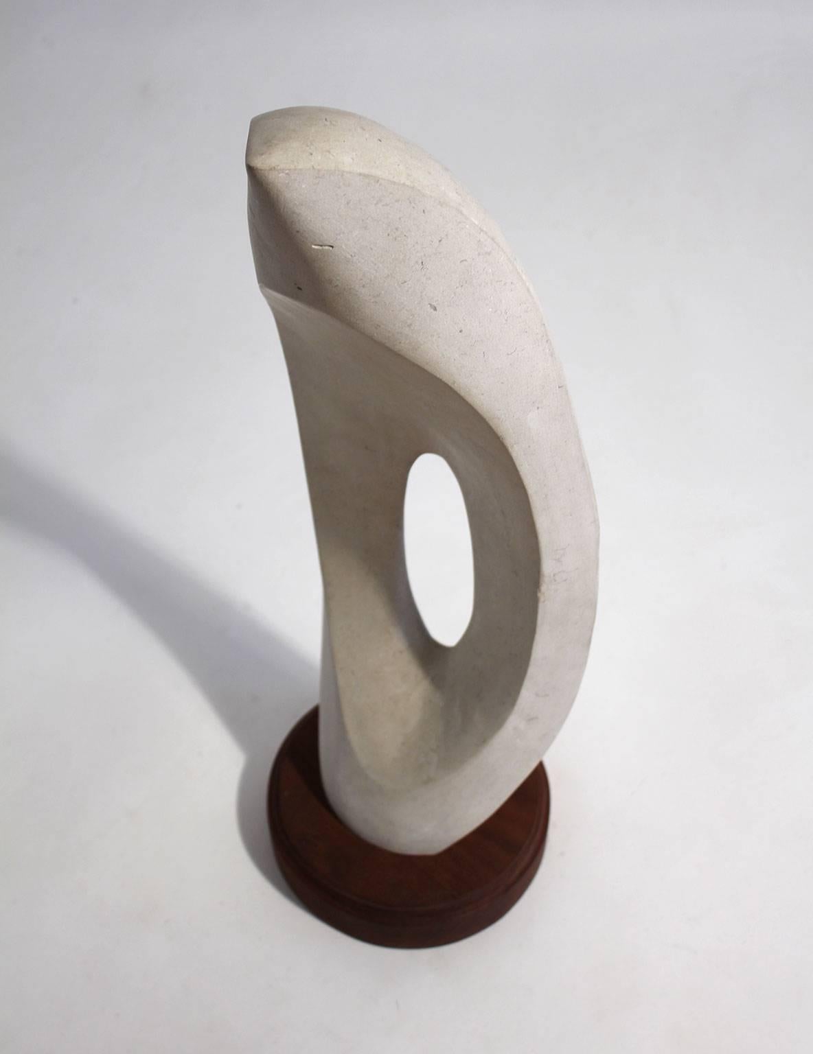 abstract stone carving