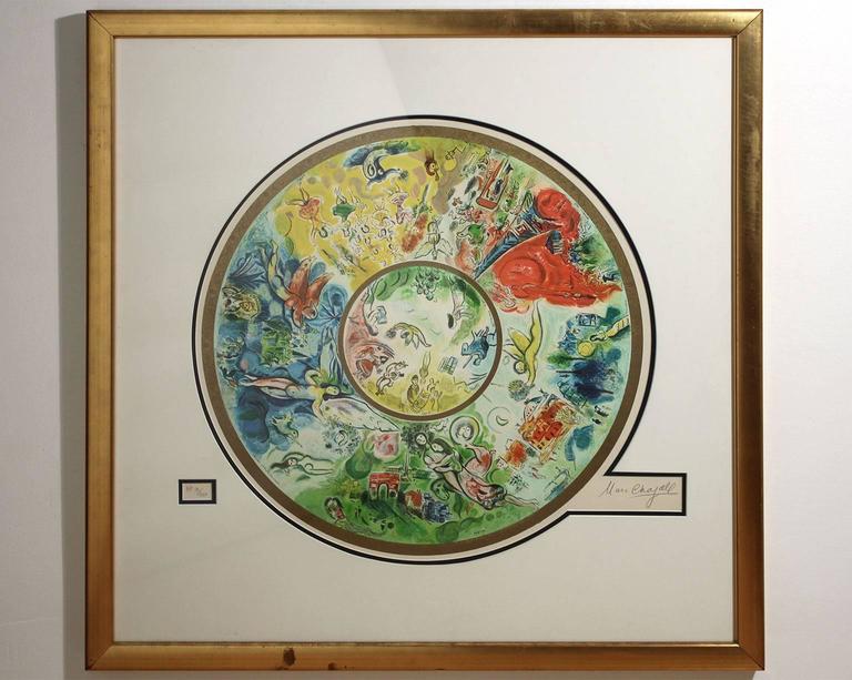 Marc Chagall Paris Opera Ceiling Artist Proof Lithograph 111 200 Original Marc Chagall