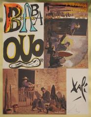 1978 Salvador Dali "Babaouo" Mixed Media Collage Print