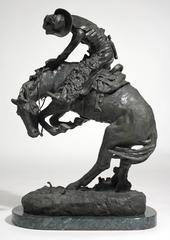 Frederic Remington "Rattlesnake" Bronze Sculpture