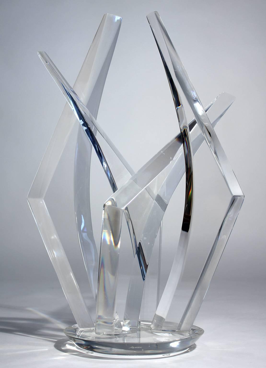 van teal lucite sculpture