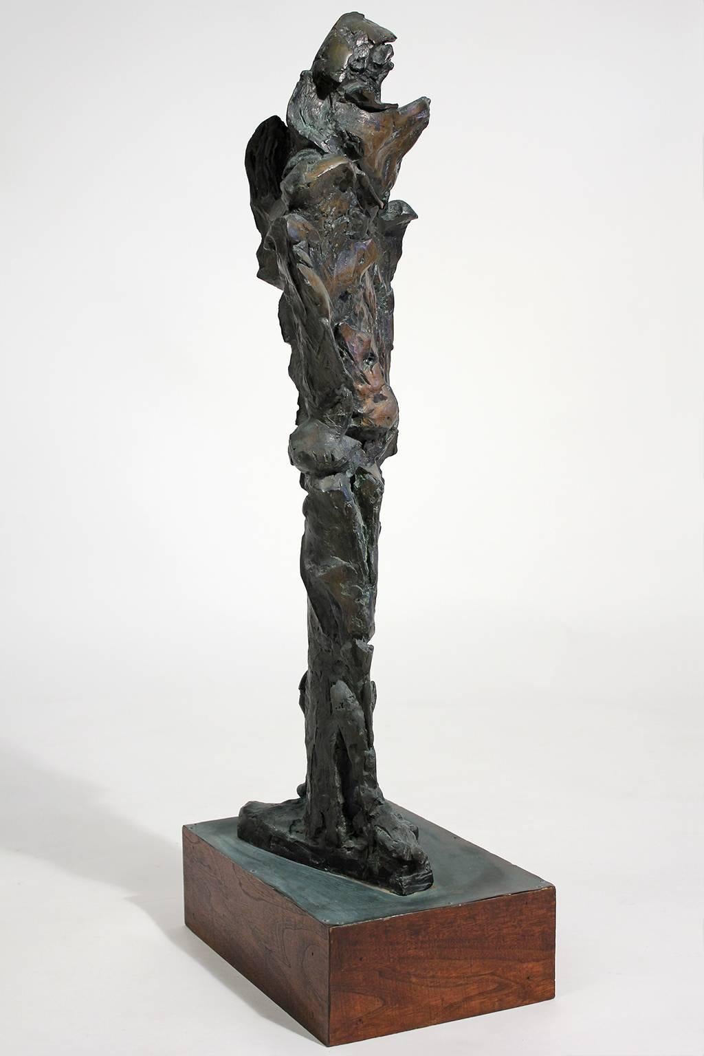 Unknown Large Abstract Figural Bronze Sculpture